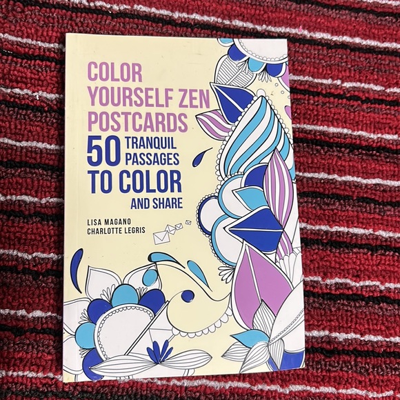 New - 3-pc set of Color Yourself Happy Postcards - Picture 2 of 4